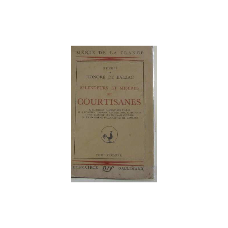 Splendeurs et misères des courtisanes (tome premier)