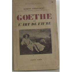 Goethe et l'art de vivre