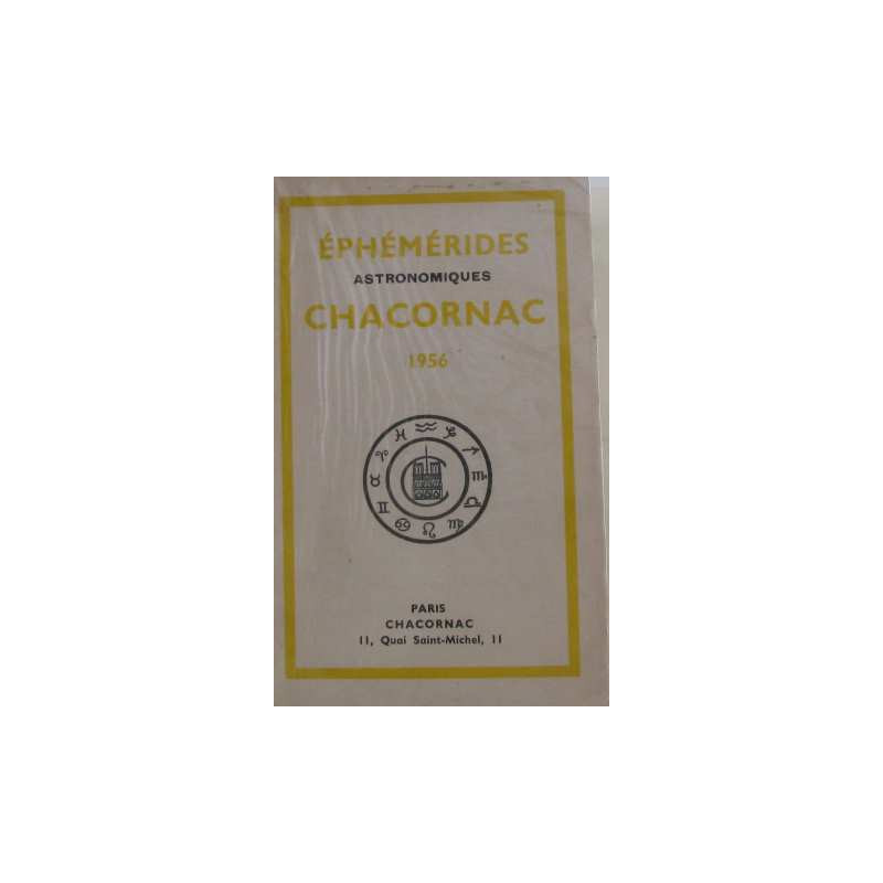 Éphémérides astronomiques chacornac