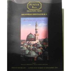 Bibliothèque orientale de M.A lundi 29 et mardi 30 novembre 2004