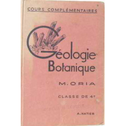 Sciences d'observation géologie botanique programmes du 24 juillet...