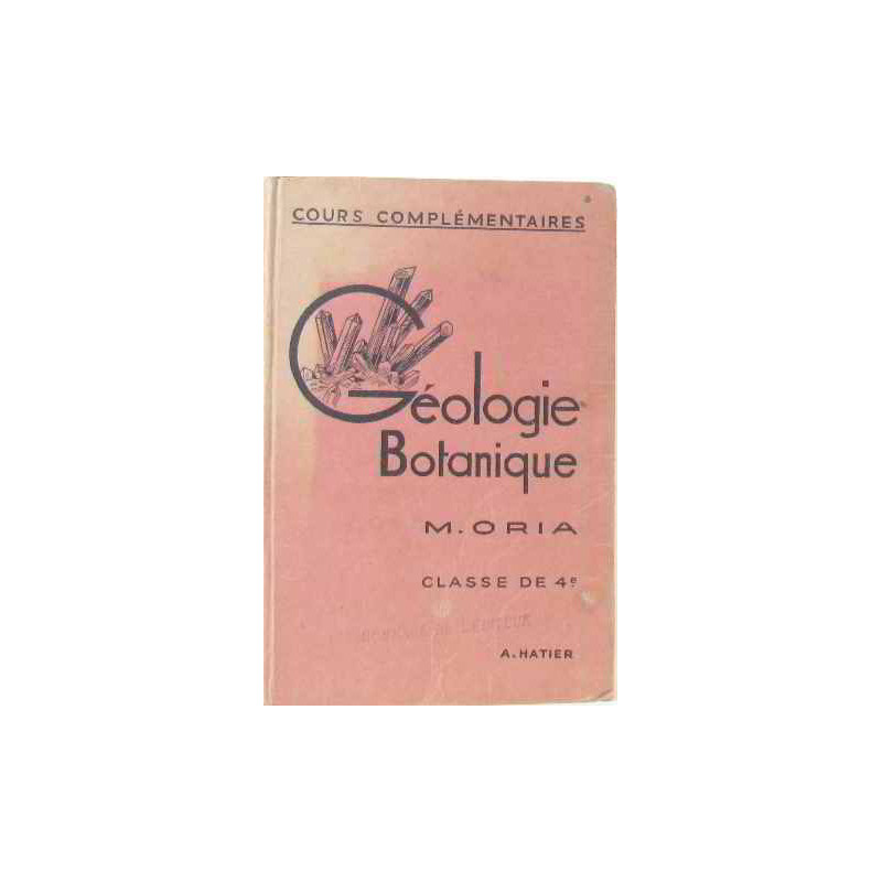 Sciences d'observation géologie botanique programmes du 24 juillet...