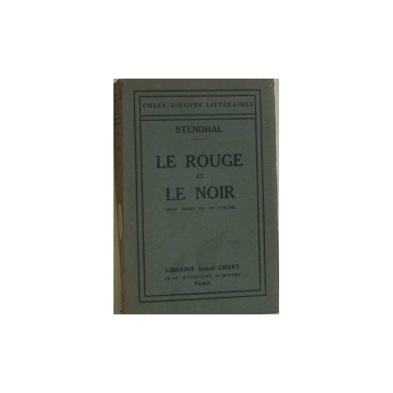 Le rouge et le noir