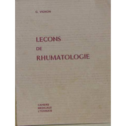 Lecons de rhuùatologie
