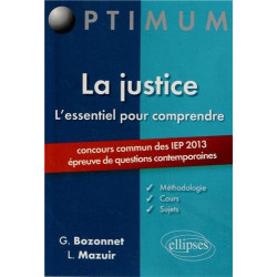 L'Essentiel pour Comprendre la Justice IEP 2013
