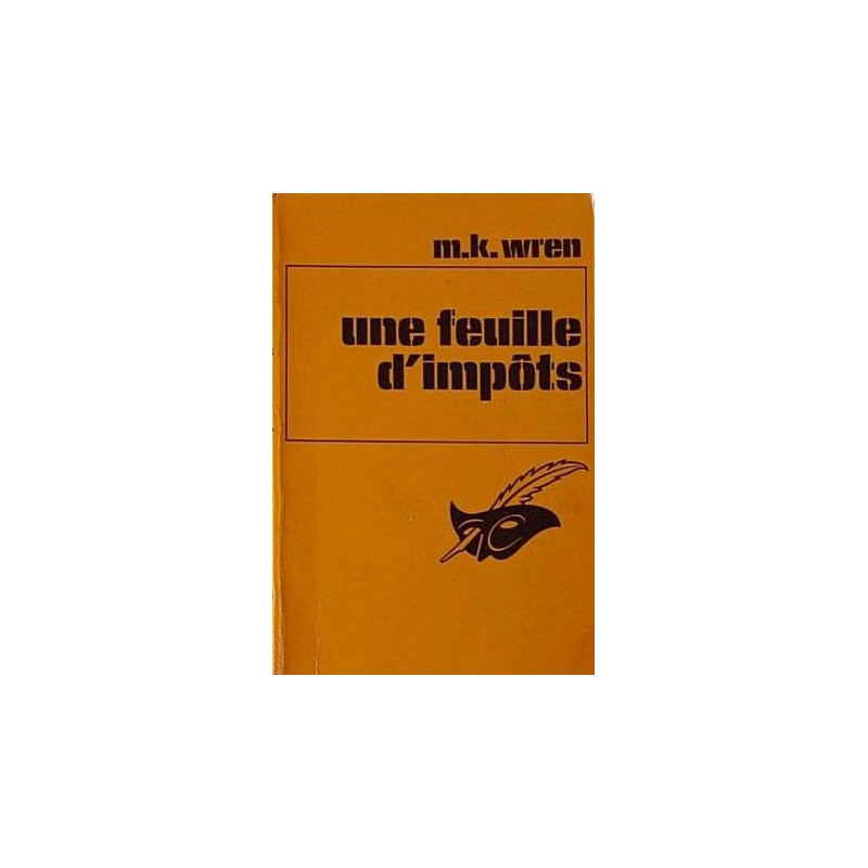 Une Feuille d'impôts