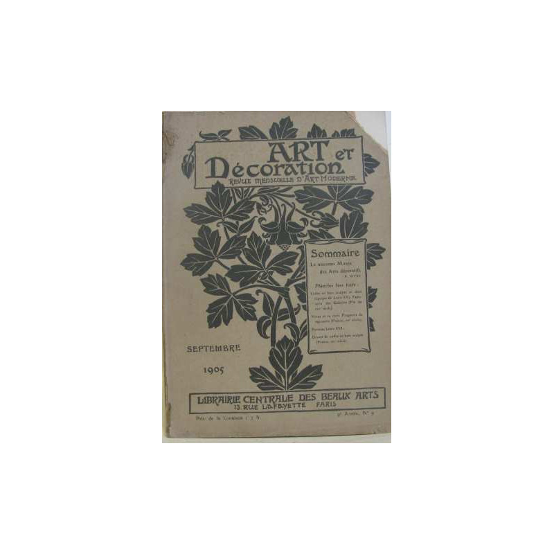 Art et décoration n°9 septembre 1905