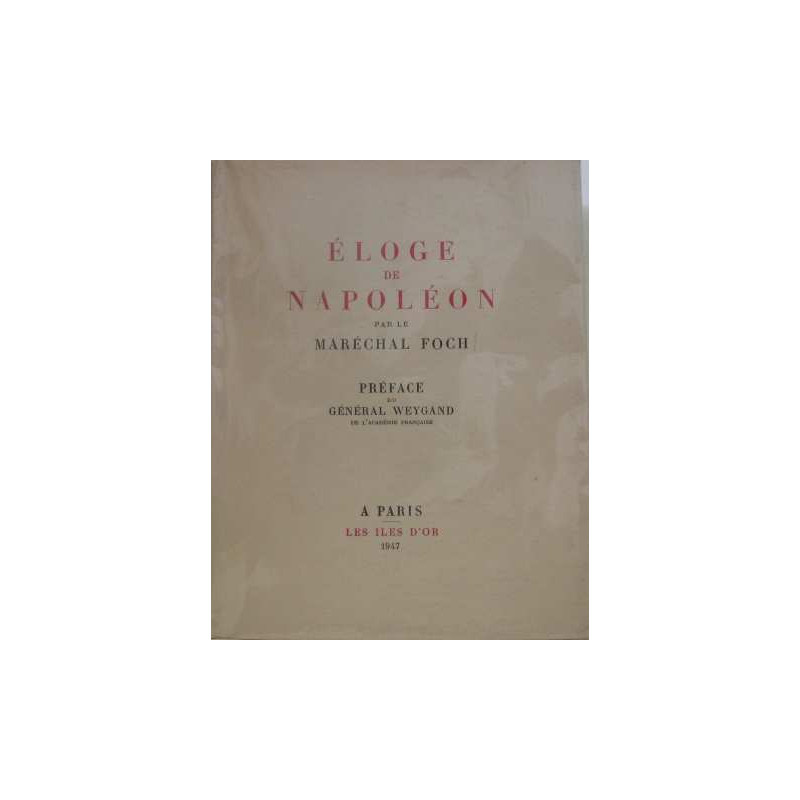 Éloge de Napoléon