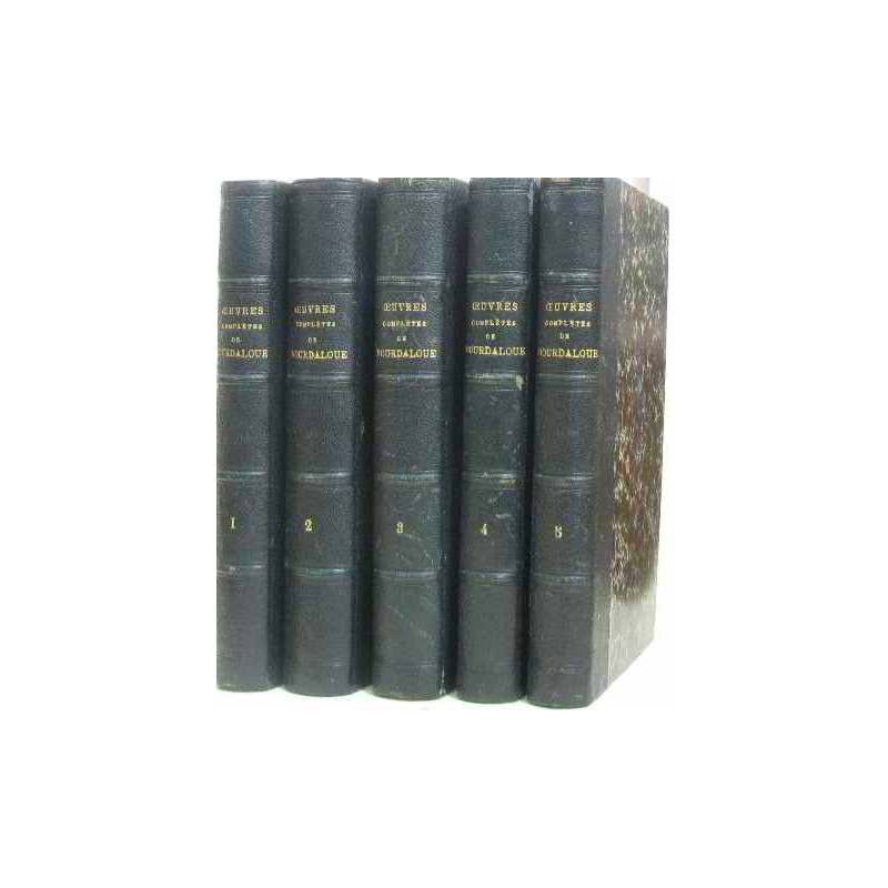 Oeuvres complètes de bourdaloue de la compagnie de jésus (tomes I...