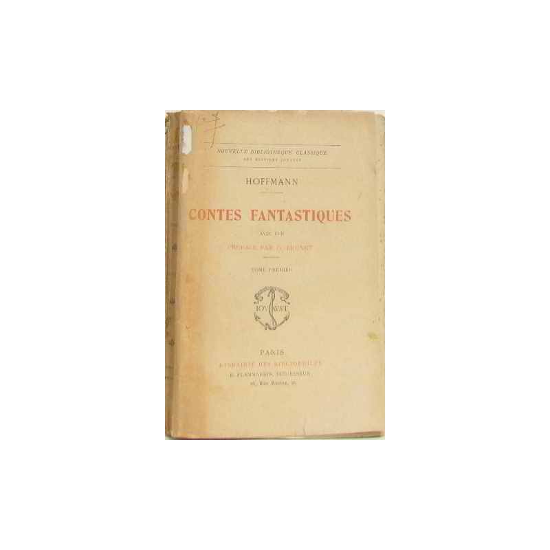 Contes fantastiques tome premier