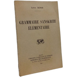 Grammaire sanskrite élémentaire