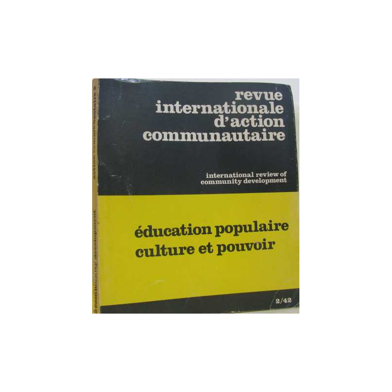Revue internationale d'action communautaire 2/42 automne 1979