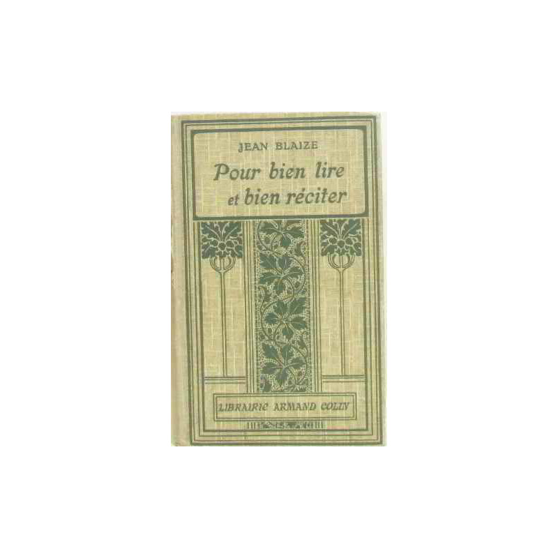 Pour bien lire et bien réciter