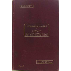 Psychologie et éducation I : leçons de psychologie