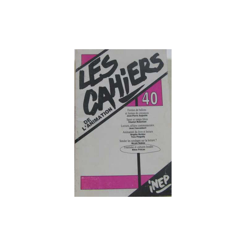 Les cahiers de l'animation n°40