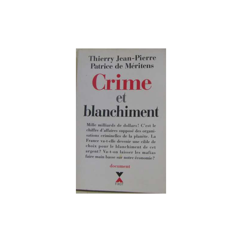 Crime et blanchiment