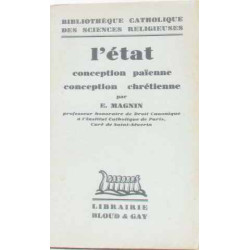 L'état conception païenne conception chrétienne