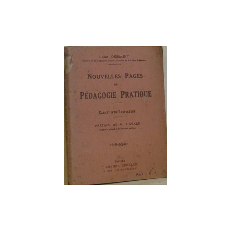 Nouvelles pages de pédagogie pratique