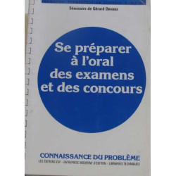 Se préparer à l'oral des examens et des concours