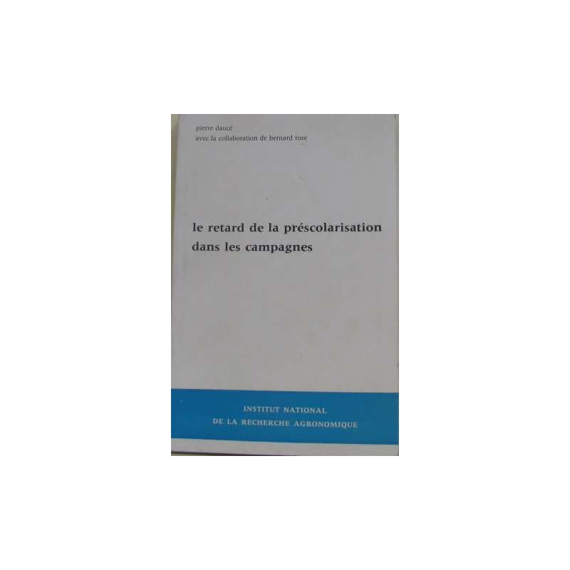 Le retard de la préscolarisation dans les campagnes