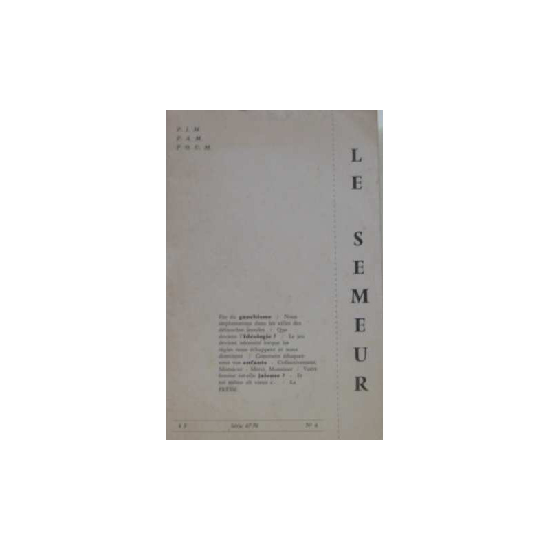 Le semeur n°6 serie 67-70
