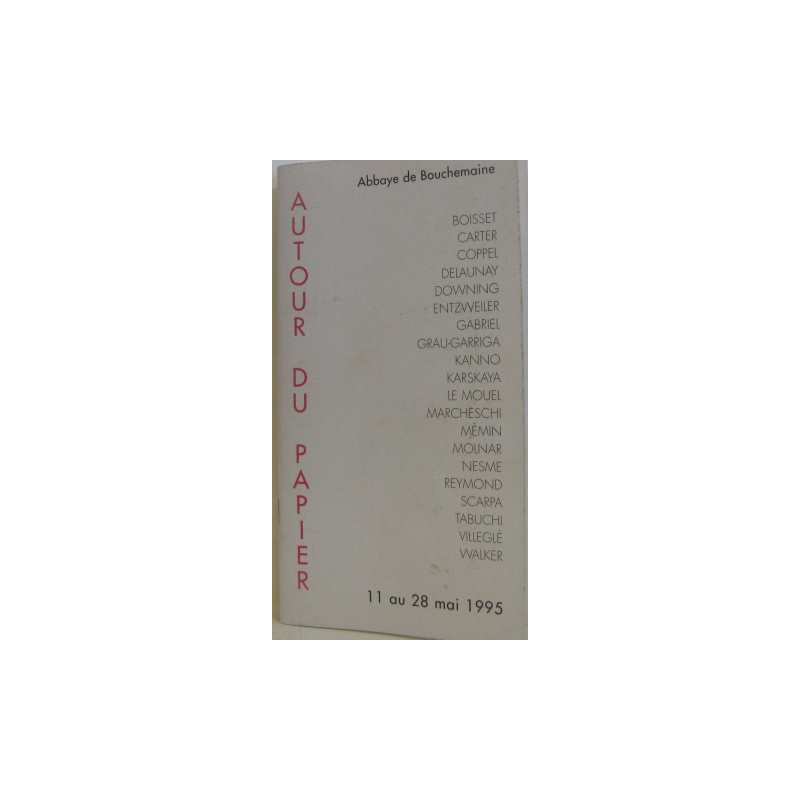 Autour du papier 11 au 28 mai 1995