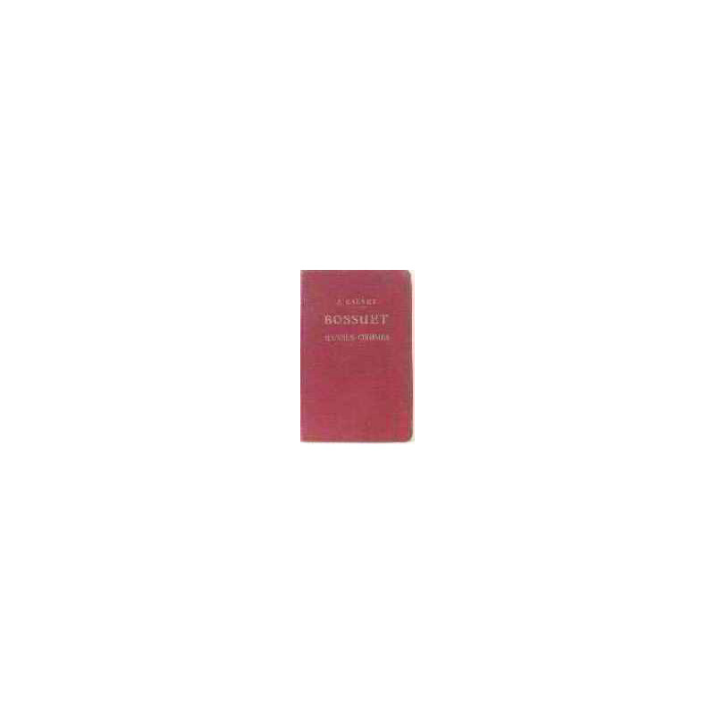Bossuet oeuvres choisies