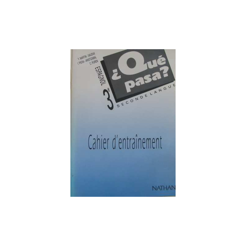 Que pasa 3e cahier d'activités