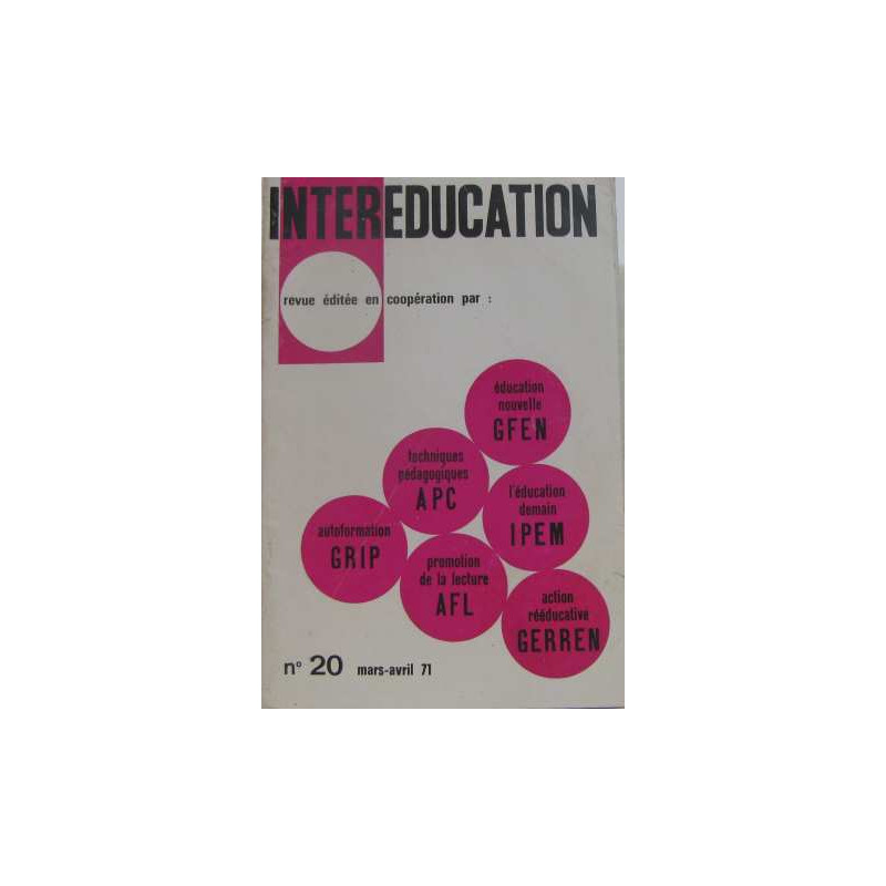 Interducation n°20 mars-avril 1971