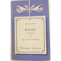 Essais II le philosophe