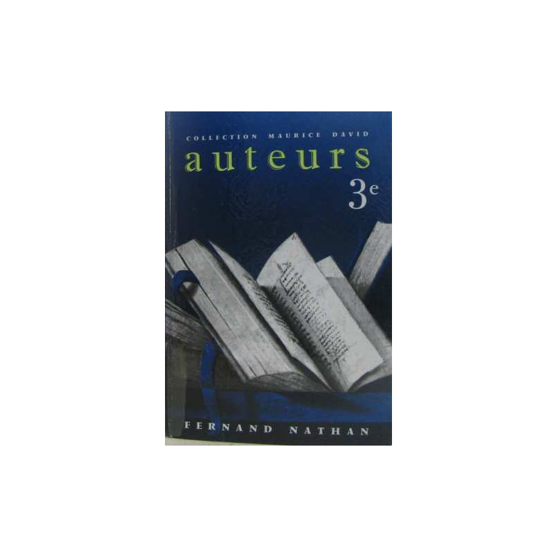 Auteurs programmes 1962 3e