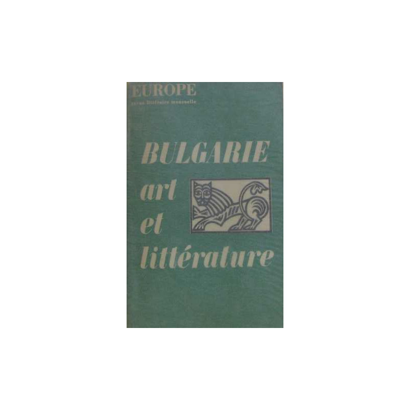Europe n° 573 janvier 1977 : bulgarie art et littérature