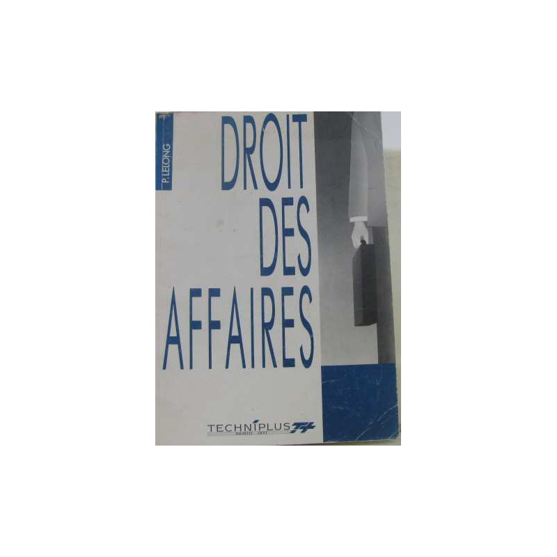 Droit des affaires les societes