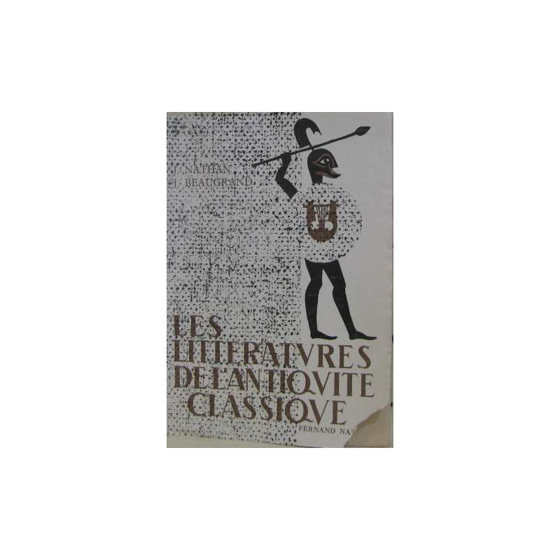 Les littératures de l'antiquité classique
