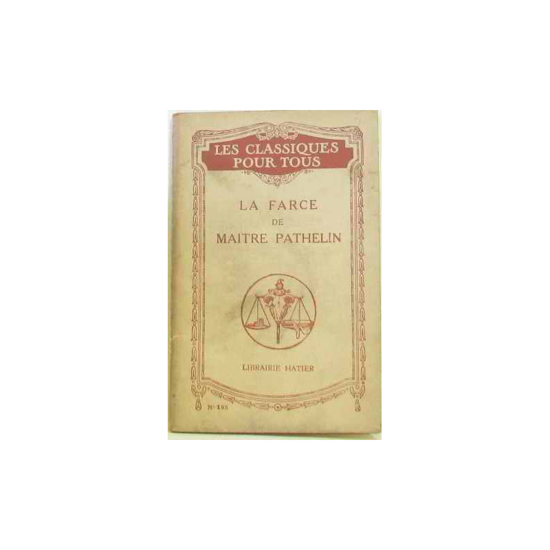 La farce de maitre pathelin