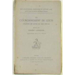 Le couronnement de louis/ chanson de geste du XII siecle