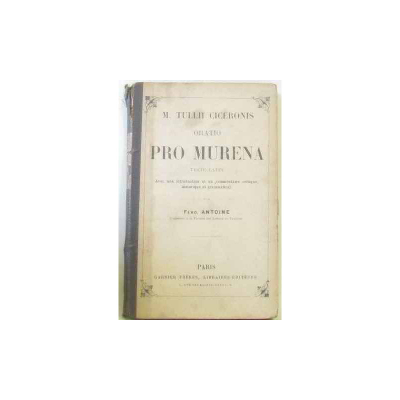 Oratio pro murena texte latin