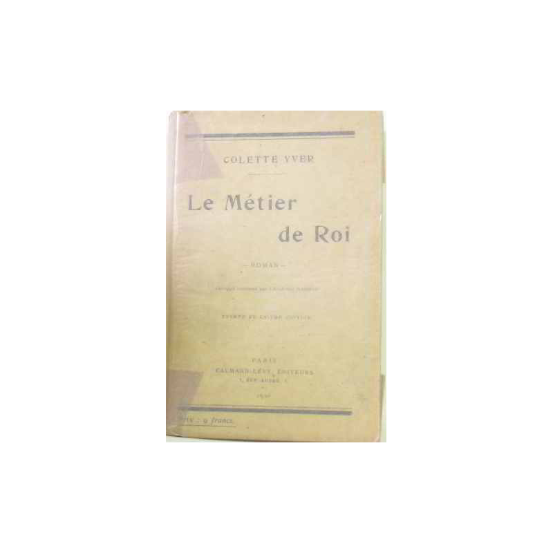 Le métier de roi