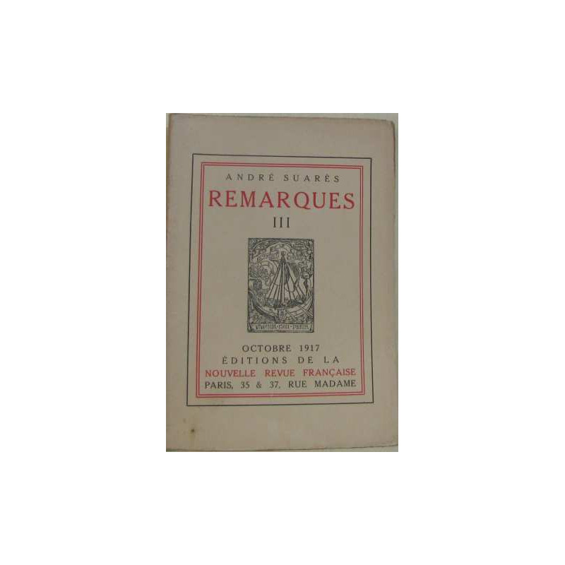 Remarques III