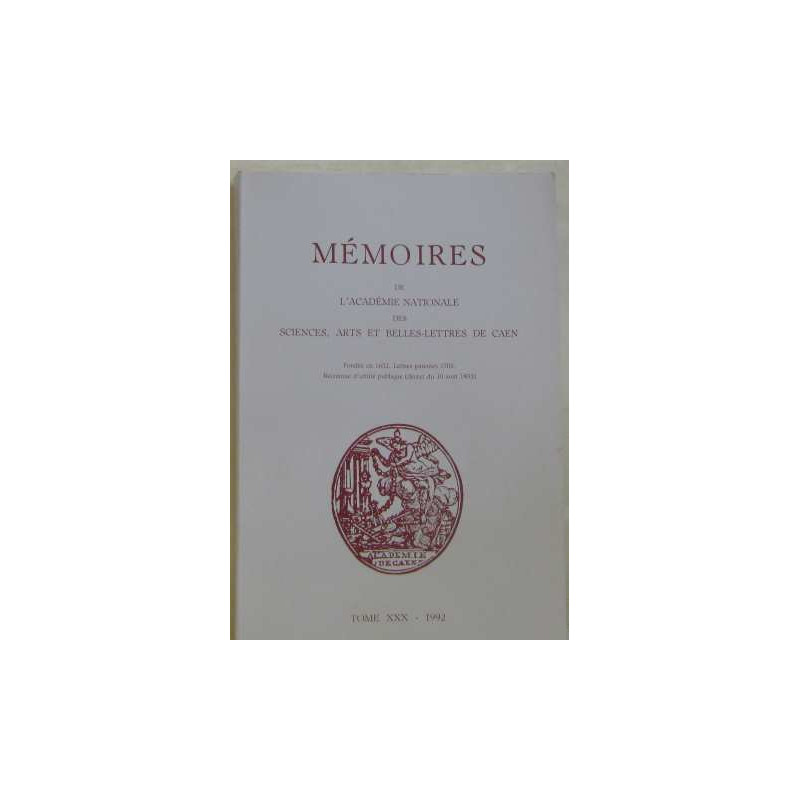 Mémoires de l'académie nationale des sciences arts et...