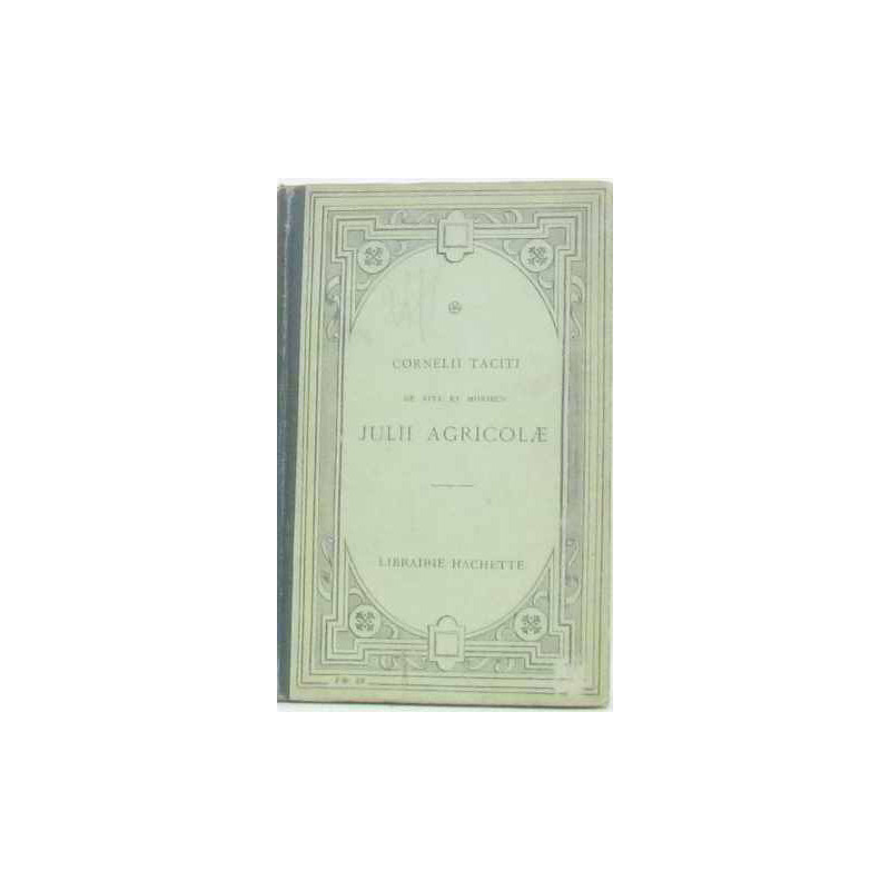 De vita et moribus julii agricolae