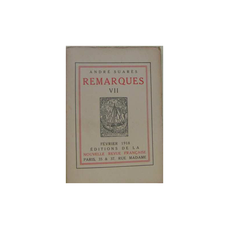 Remarques VII