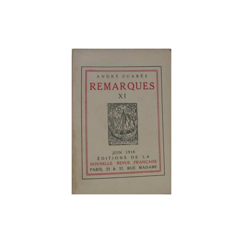 Remarques XI
