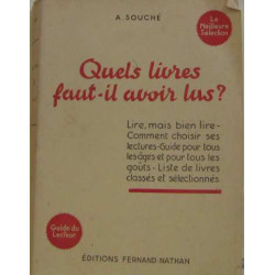 Quels livres faut-il avoir lus