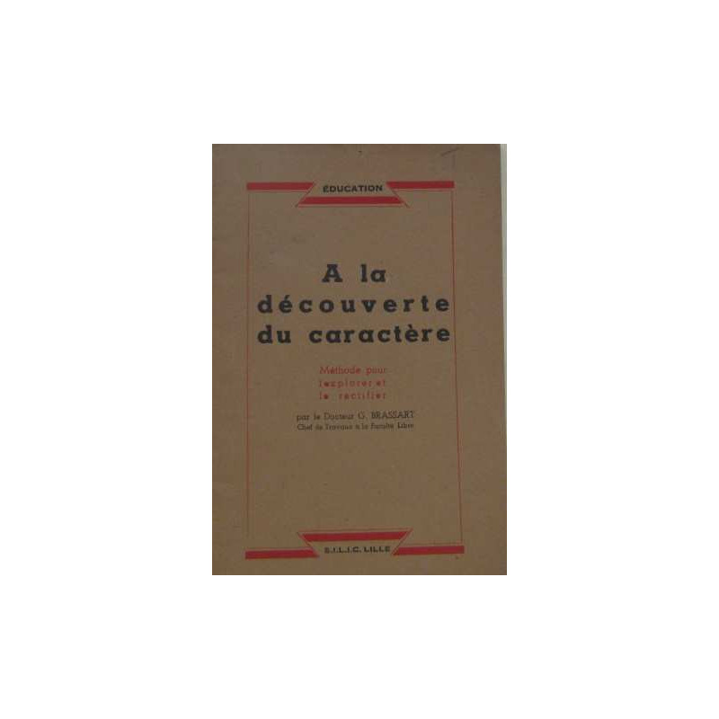 A la découverte du caractère