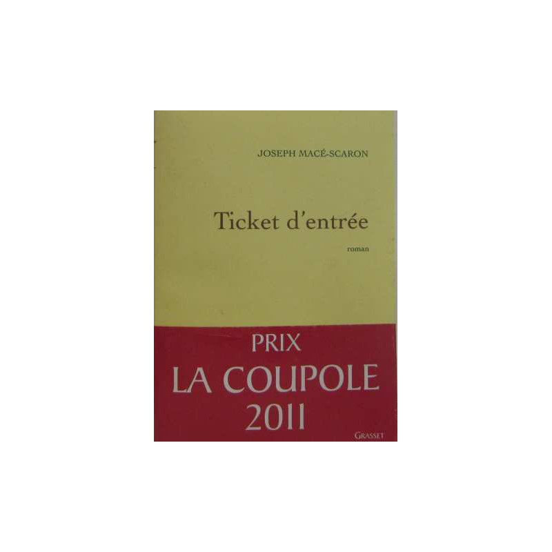 Ticket d'entrée