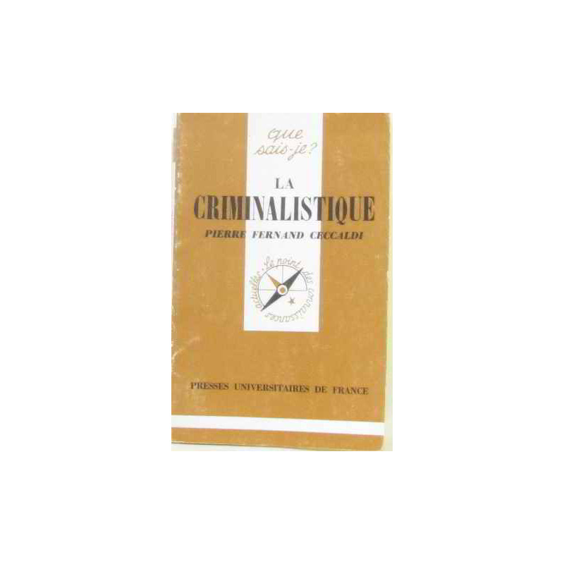 La criminalistique