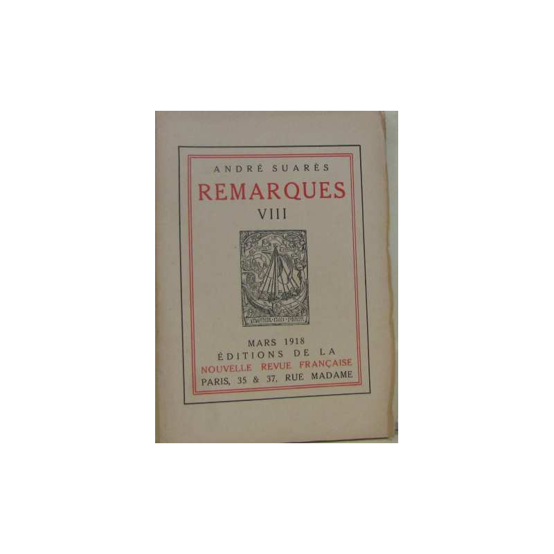 Remarques VIII