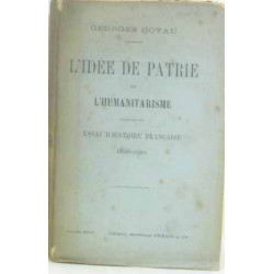L'idée de patrie et l'humanitarisme