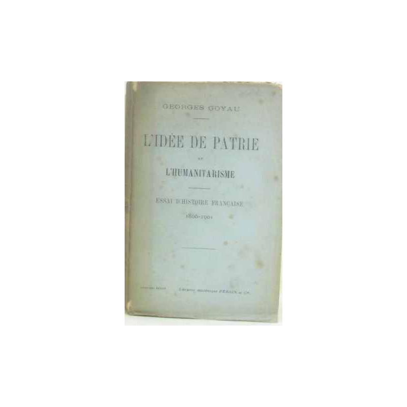 L'idée de patrie et l'humanitarisme